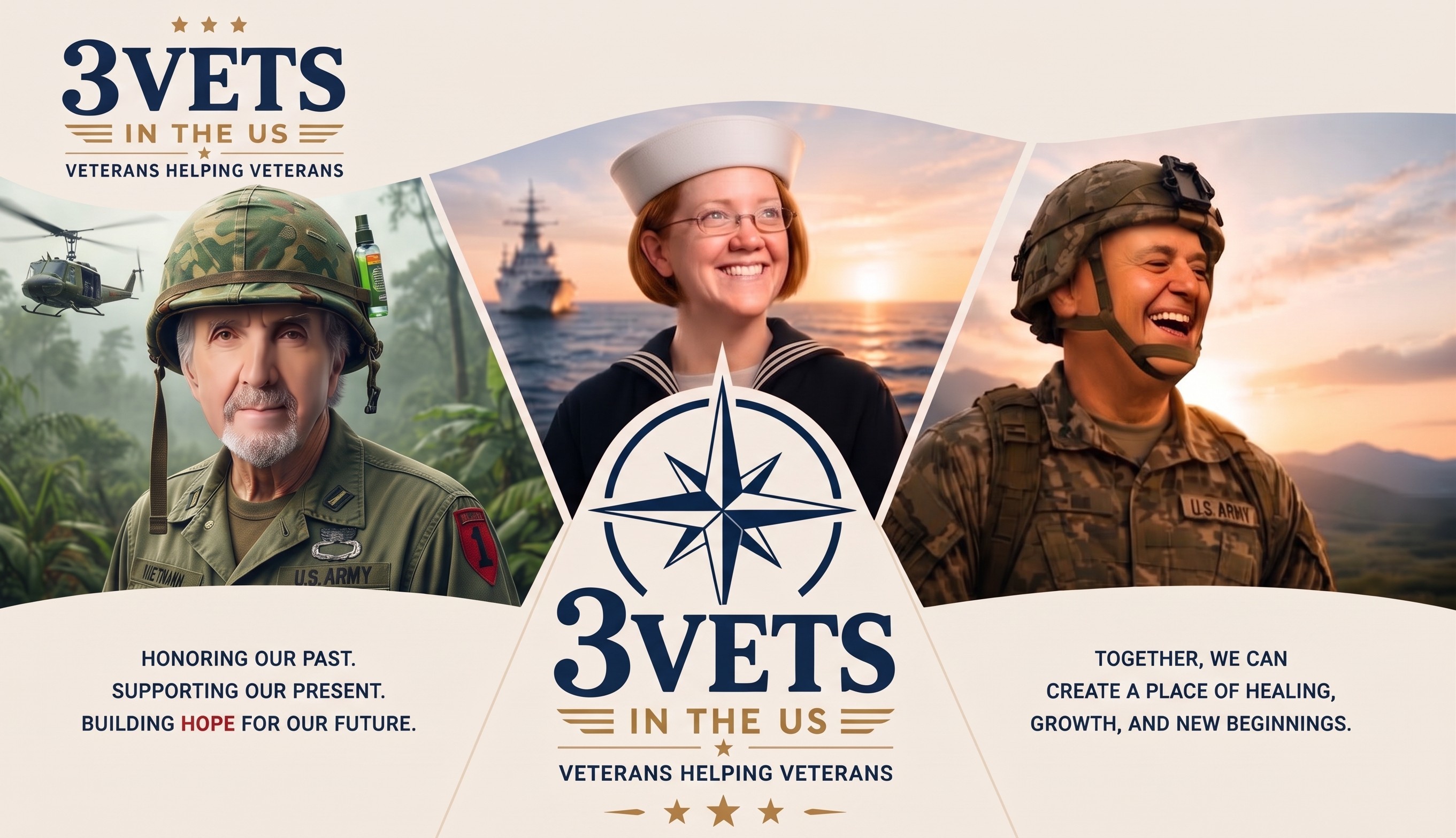 3 Vets in the US - Jim, Emily, and You